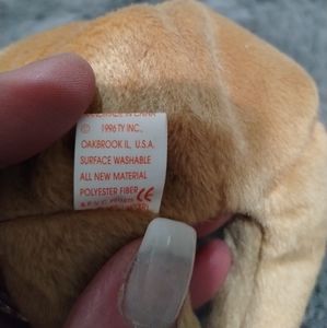 1997 "Teddy" Error Christmas Beanie Baby